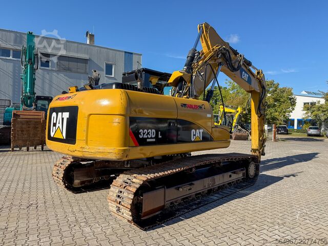 Crawler excavator Caterpillar 323 D Verstellausleger Klimaauto.