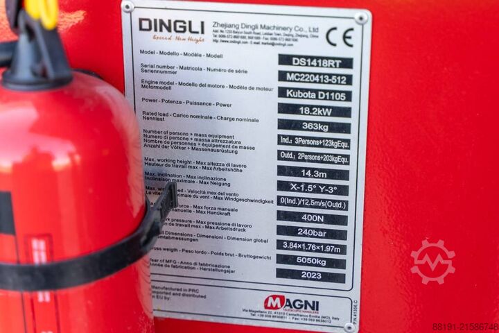 Scherenhebebühne Magni DS 1418 RT