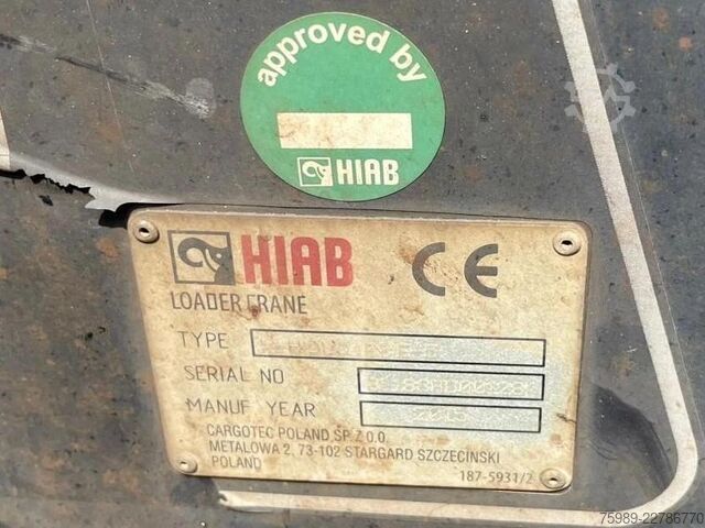 Crane Scania P410  6x4 HIAB  X-HIDOU 188 E-5, RETARDER, WHEE...