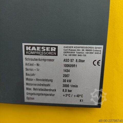 Schraubenkompressor Kaeser ASD57