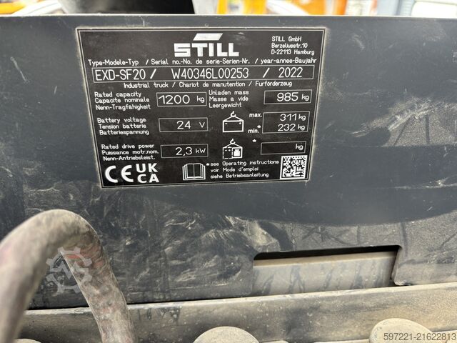 Palettenstapler Still EXDSF20