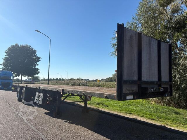 Plattformanhänger Groenewegen DRO-12-20 2-Axle Platform / BPW Axlel / Drumbra...