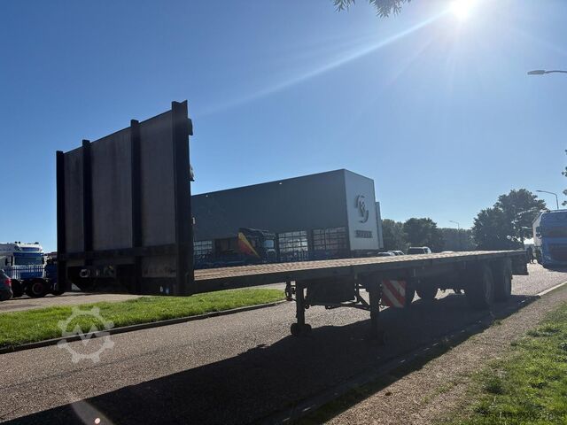 Plattformanhänger Groenewegen DRO-12-20 2-Axle Platform / BPW Axlel / Drumbra...