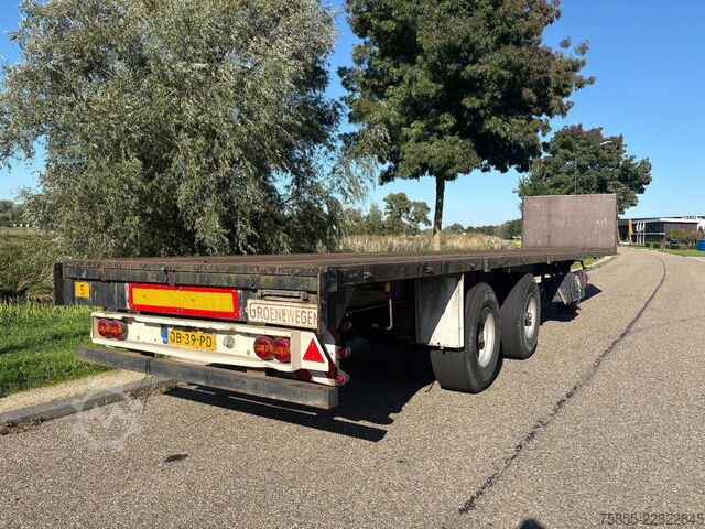 Plattformanhänger Groenewegen DRO-12-20 2-Axle Platform / BPW Axlel / Drumbra...