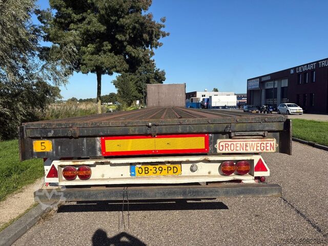 Plattformanhänger Groenewegen DRO-12-20 2-Axle Platform / BPW Axlel / Drumbra...