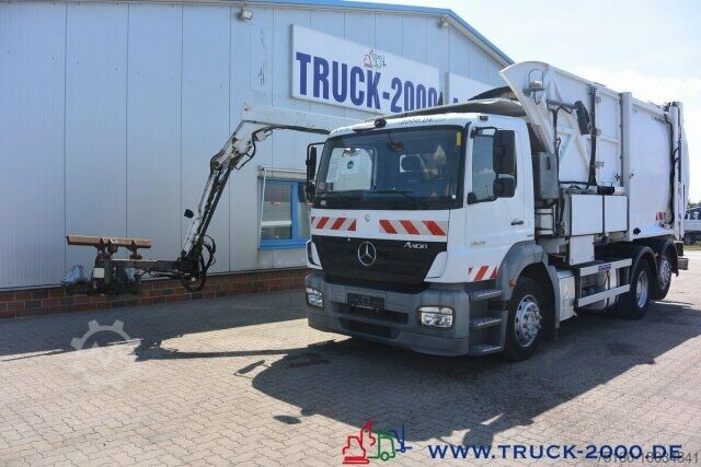 Garbage truck Mercedes-Benz Axor 2529 Faun Easypress Frontlader 25 m³ 1.Hd