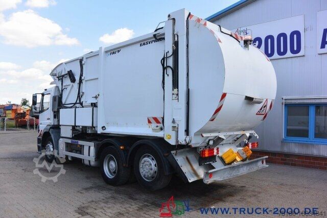 Garbage truck Mercedes-Benz Axor 2529 Faun Easypress Frontlader 25 m³ 1.Hd