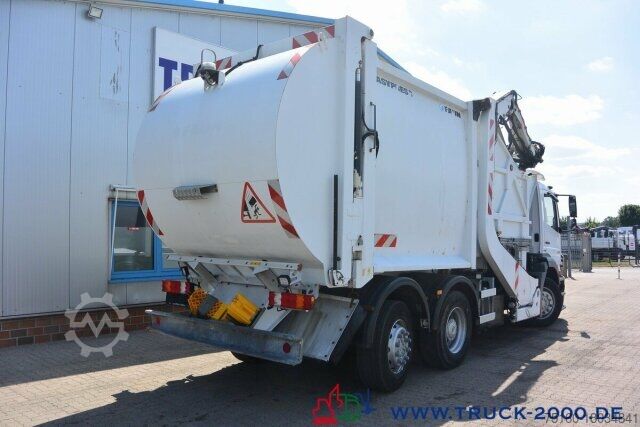 Garbage truck Mercedes-Benz Axor 2529 Faun Easypress Frontlader 25 m³ 1.Hd