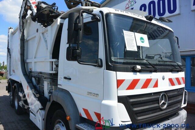 Garbage truck Mercedes-Benz Axor 2529 Faun Easypress Frontlader 25 m³ 1.Hd