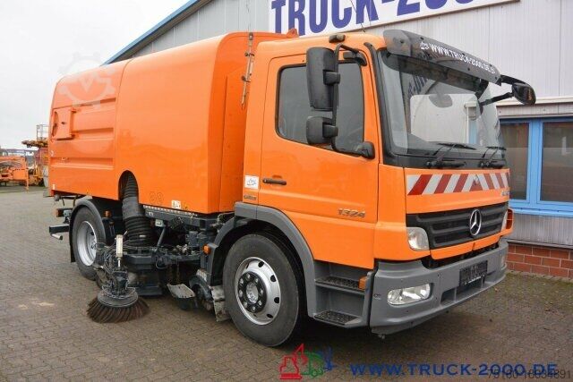 Road sweeper Mercedes-Benz Atego 1324 HSW Explorer 6 Hecksauger Vorsprühen