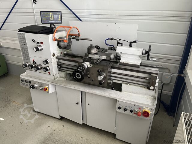Drehmaschine Drehbank +  Digi + Zubehör Weiler Condor 81