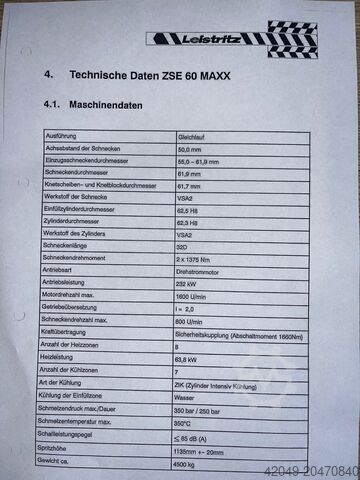 Doppelschneckenextruder Leistritz ZSE 60 MAXX
