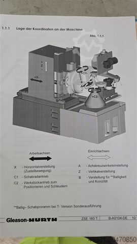 Gear Shaving Machine GLEASON-HURTH ZSE 160 T