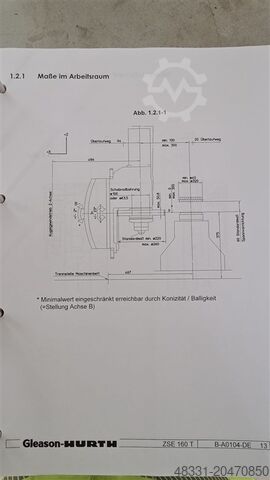 Gear Shaving Machine GLEASON-HURTH ZSE 160 T