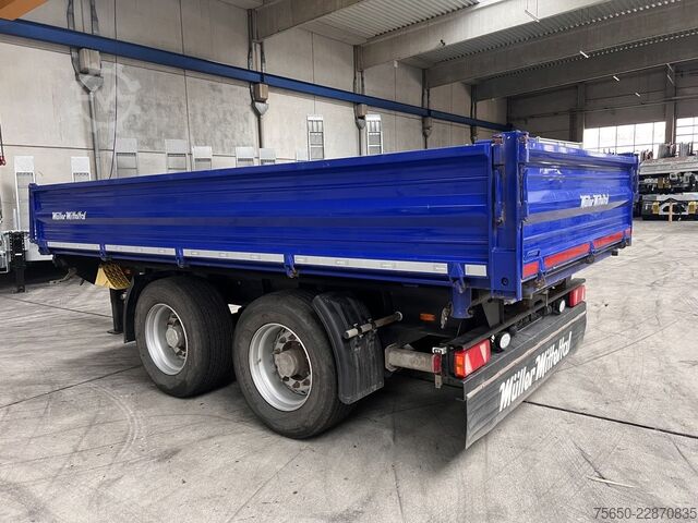 Three-way tipper trailer Müller-Mitteltal KA-TA-RT 18,0  18 t Tandemkipper- Tieflader