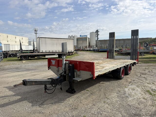 Low loader trailer  TTH 14  14 t Tandemtieflader