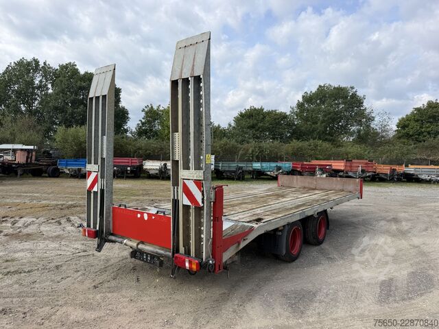 Low loader trailer  TTH 14  14 t Tandemtieflader