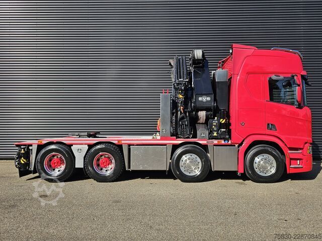 Standard-SZM Scania R650 V8 8x4 / HMF 9520 + JIB + WINCH / 140.000 ...