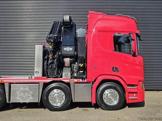 Standard-SZM Scania R650 V8 8x4 / HMF 9520 + JIB + WINCH / 140.000 ...