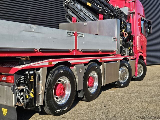 Standard-SZM Scania R650 V8 8x4 / HMF 9520 + JIB + WINCH / 140.000 ...