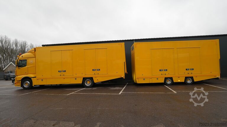 Car carrier van Mercedes-Benz ACTROS 1942 CAR TRANSPORTER COMBI WITH TIJHOF T...