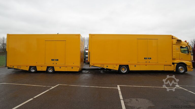 Car carrier van Mercedes-Benz ACTROS 1942 CAR TRANSPORTER COMBI WITH TIJHOF T...
