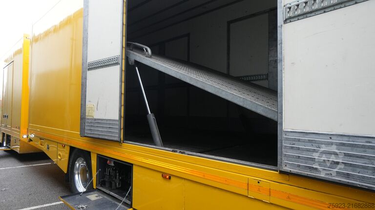 Car carrier van Mercedes-Benz ACTROS 1942 CAR TRANSPORTER COMBI WITH TIJHOF T...