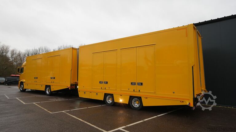 Car carrier van Mercedes-Benz ACTROS 1942 CAR TRANSPORTER COMBI WITH TIJHOF T...