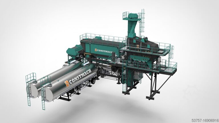 Asphalt mixing plant Mobile 160 TPH drum mix asphalt plant Mobile 160 TPH drum mix asphalt plant