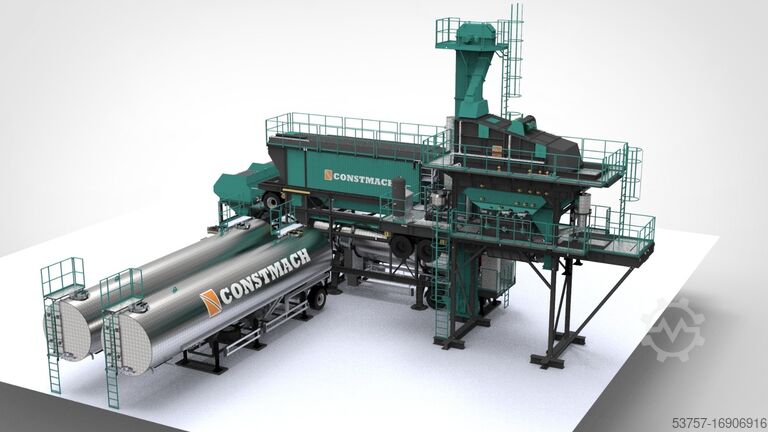 Asphalt mixing plant Mobile 160 TPH drum mix asphalt plant Mobile 160 TPH drum mix asphalt plant