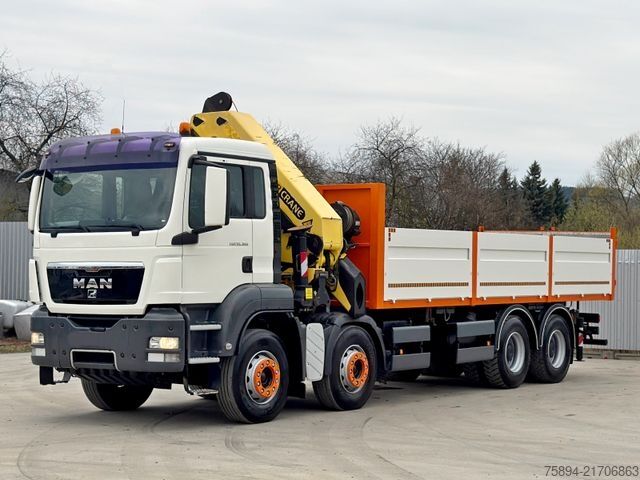 Truck mounted crane MAN TGS 35.360*PRITSCHE 7,15m * PK 44002 / FUNK *8x4