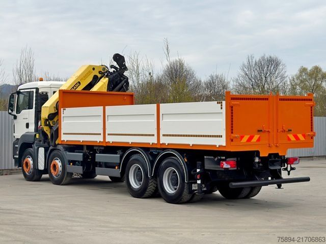Truck mounted crane MAN TGS 35.360*PRITSCHE 7,15m * PK 44002 / FUNK *8x4