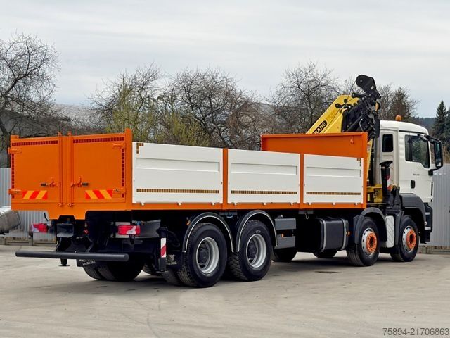 Truck mounted crane MAN TGS 35.360*PRITSCHE 7,15m * PK 44002 / FUNK *8x4