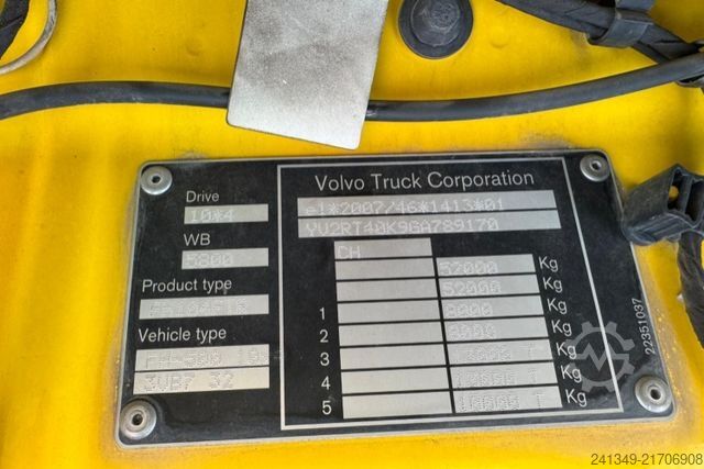 Truck chassis VOLVO FH-500 10x4
