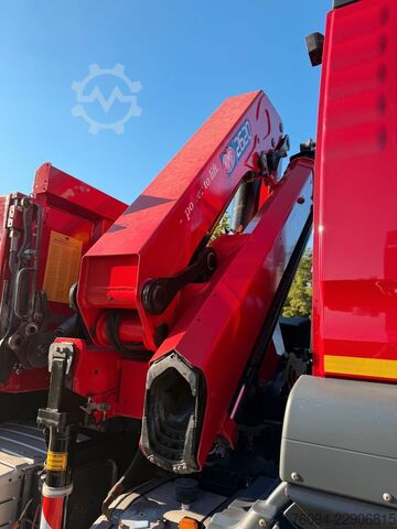 Dreiseitenkipper LKW MAN TGS 28.440 6x4-4 ALLRAD KRAN 16m KIPPER