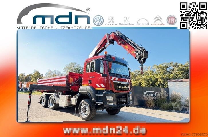 Autokran MAN TGS 28.440 6x4-4 ALLRAD KRAN 16m KIPPER