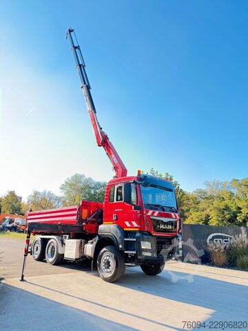 Autokran MAN TGS 28.440 6x4-4 ALLRAD KRAN 16m KIPPER