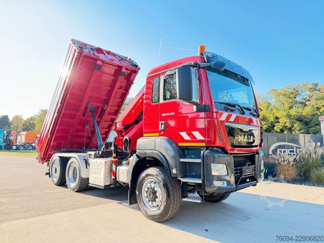 Autokran MAN TGS 28.440 6x4-4 ALLRAD KRAN 16m KIPPER