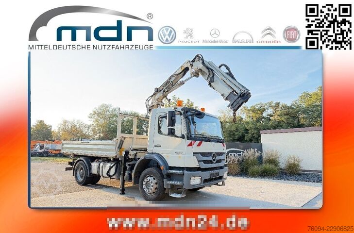 Autokran MERCEDES-BENZ Axor 1833 4x2 Kipper Kran 13m FUNK AHK