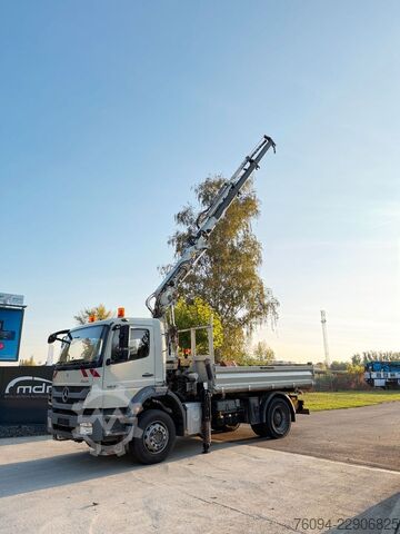 Autokran MERCEDES-BENZ Axor 1833 4x2 Kipper Kran 13m FUNK AHK