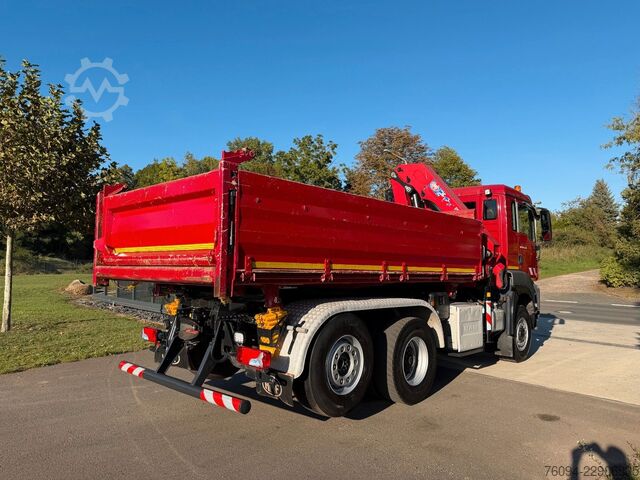 Kipper LKW MAN TGS 28.440 6x4-4 ALLRAD KRAN 16m KIPPER