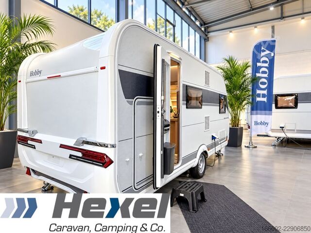 Wohnwagen HOBBY Excellent Edition 490 KMF 1800 kg Garagenklappe