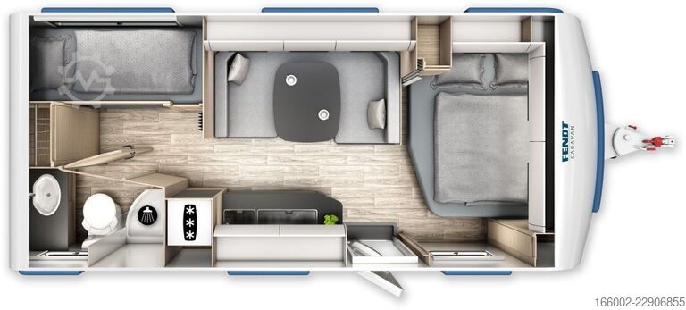 Wohnwagen FENDT Apero Activ 560 SKM Klimaanlage Truma Aventa Com