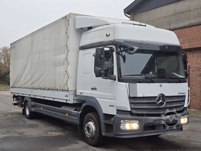 LKW mit Pritsche (offen) MERCEDES-BENZ Atego 1230 Plane 7,20m Hochdach LBW 1,5t AHK