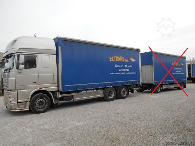 LKW mit Pritsche & Plane DAF XF 105.460 6x2 CENTINA + SPONDA