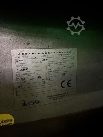 Elektrostapler CESAB B 320