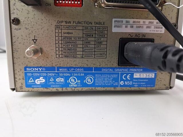 Sony UP-D895 Digital Graphic Printer Sony UP-D895