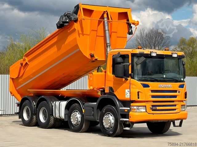 Tipper truck SCANIA P360 Kipper * 8x4 * TOPZUSTAND !
