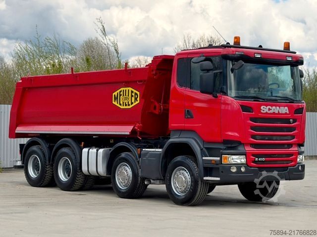 Tipper truck SCANIA R 410 * Kipper * TOPZUSTAND / 8x4