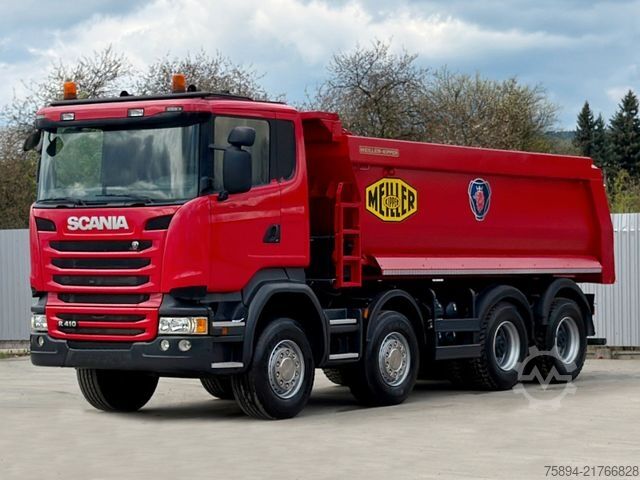 Tipper truck SCANIA R 410 * Kipper * TOPZUSTAND / 8x4